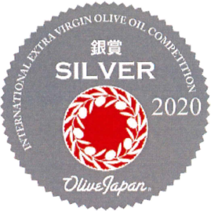 japan 2020 olive oil award badge